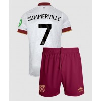 Dětský fotbalový dres West Ham United Crysencio Summerville #7 2024-25 Třetí Krátký Rukáv (+ trenýrky)